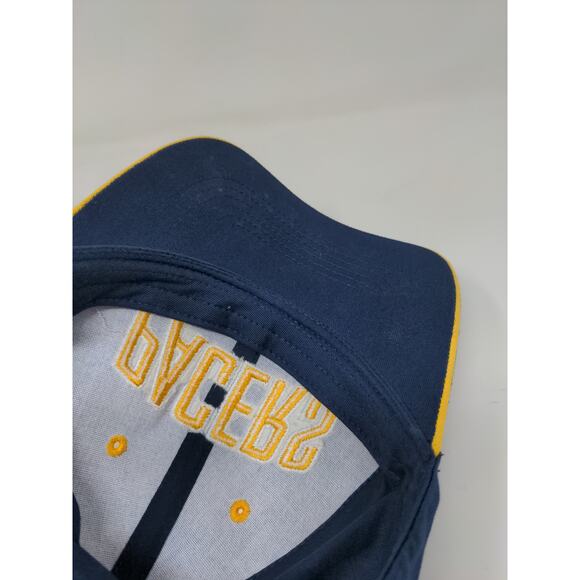 NBA Brand Indiana Pacers Slideback Hat Embroidered Logo Blue Yellow OSFM - Picture 10 of 11